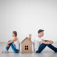image of house Divorced couple