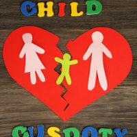 Image that says child custody